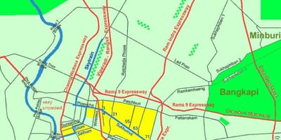 Бангкок цэнтр горада карта