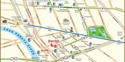Карта ракі Бангкока