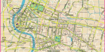 Карта горада Бангкок