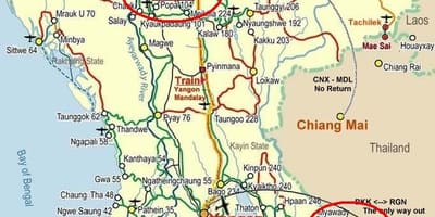 Карта трасы Бангкок 