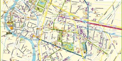 Карта Бангкока вуліца