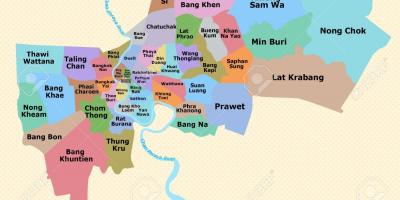 Карта Бангкока раён