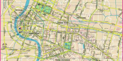 Карта горада Бангкок